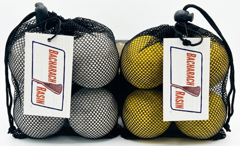 BACHARACH-RASIN™ 4 PACK: TEXTURED OFFICIAL LACROSSE BALLS